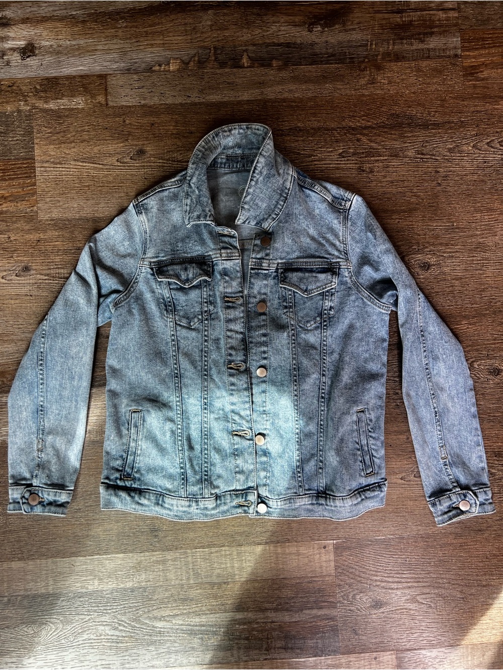 wonder nation Denim Jacket - Light Blue/Acid Wash